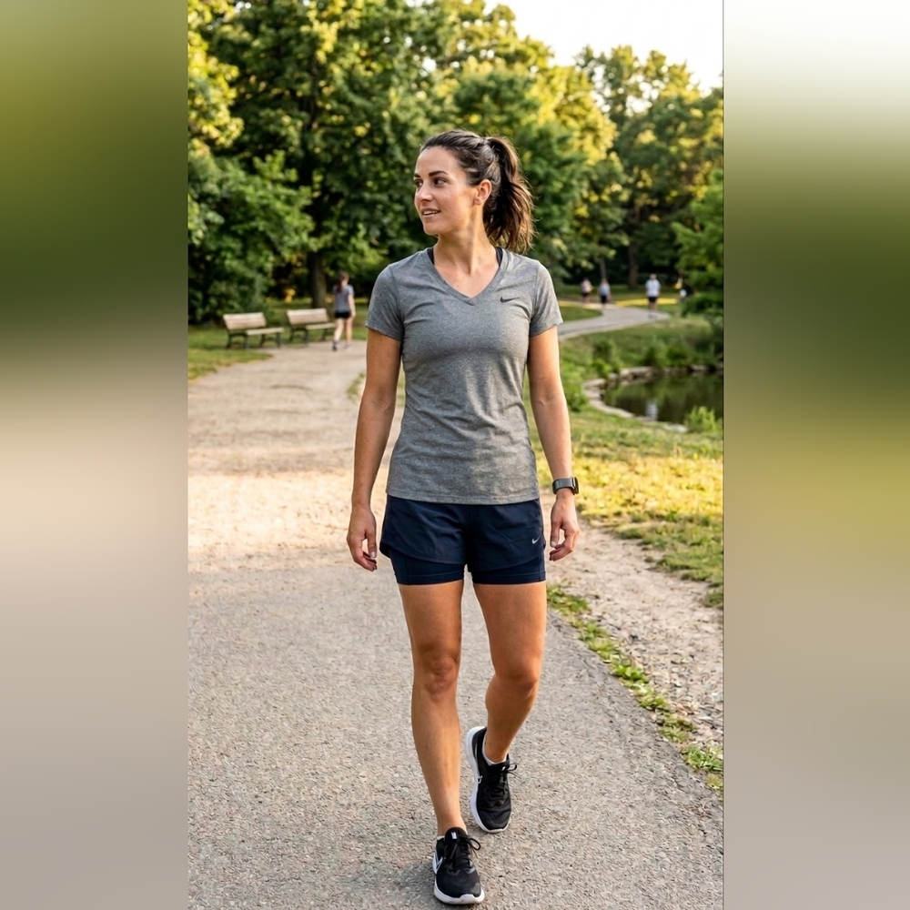 Nike Pro Women's Gray Dri-fit Tee